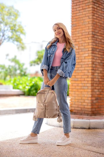 Remonte městský batoh metalický měděný Q0529-31