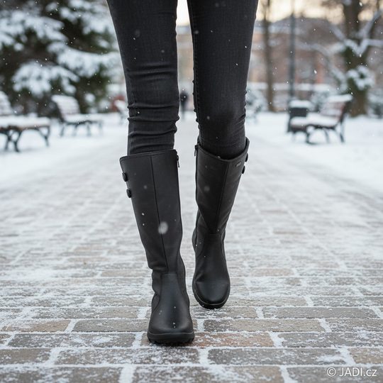 Rieker kozačky s membránou černé Z0090-00