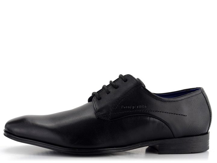 Bugatti černé derbové polobotky 311-66605-1000
