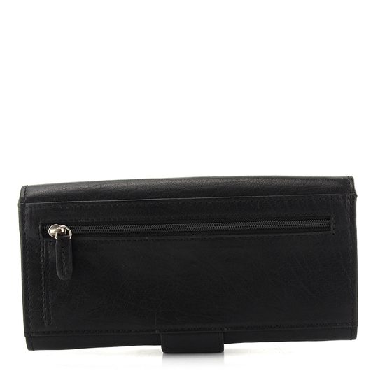 Dámska podlhovastá peňaženka so zápinkou 5152-Black