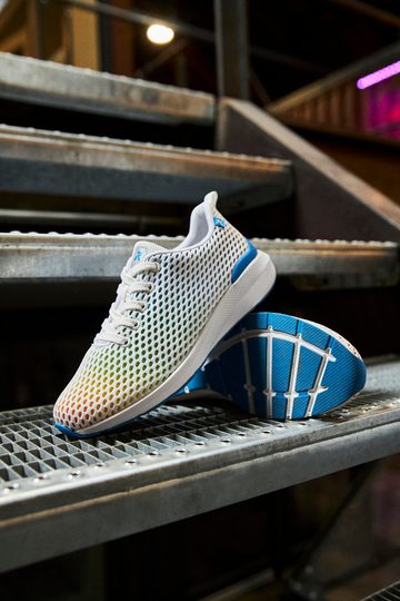 Rieker Revolution tenisky na šněrování bílé/duhové 40101-90