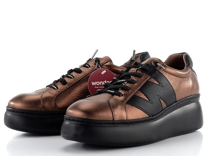 Wonders dámské tenisky na platformě Oro/Negro A-2660