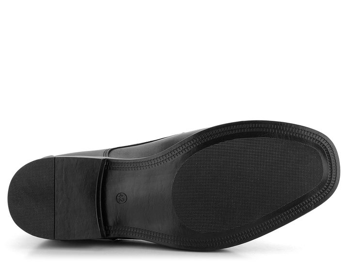 Barton černé polobotky s pružnými vsadkami M24150