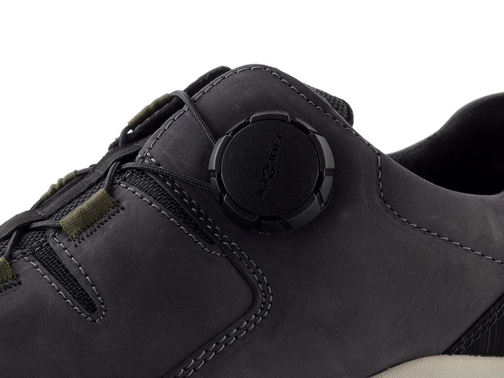 Gabor Rollingsoft pánské kožené polobotky iron/black 8005.15.03