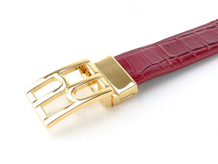 Högl dámský luxusní kožený opasek cabernet/schwarz 0-156017-4401