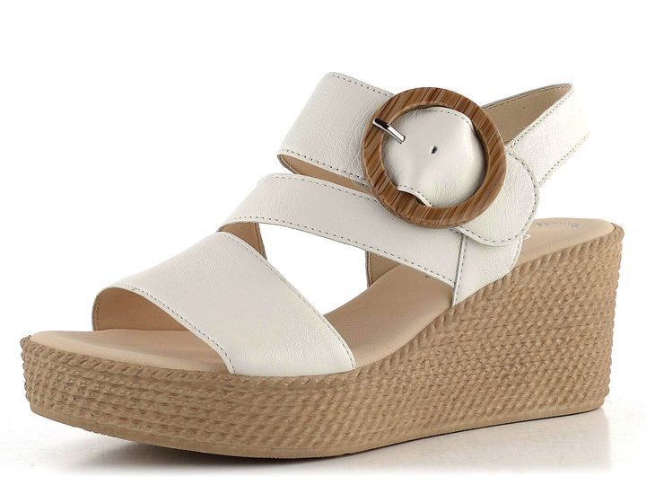 Gabor sandále na kline Latte 64.770.20