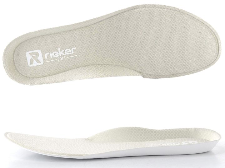 Rieker Sport prozouvací tenisky na klínku vanilla/perlcreme/cotton W4100-60