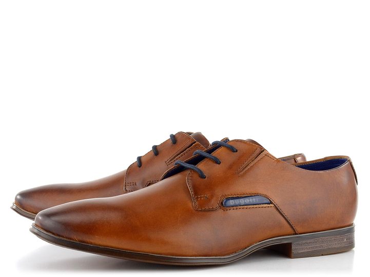 Bugatti elegantní hnědé polobotky 312-A311K-4100