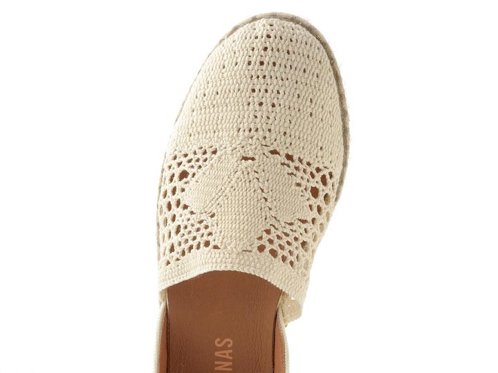 Verbenas vykrojené espadrilky Carmen crudo 0300580561