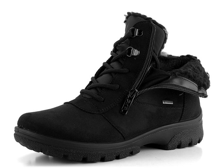 Ara členková obuv s Gore-Tex membránou Saas-Fee Black 12-49309-01