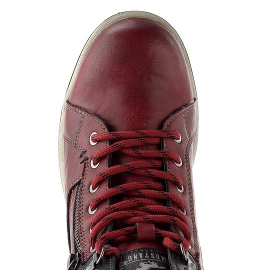 Mustang šněrovací kotník red 15M0092001