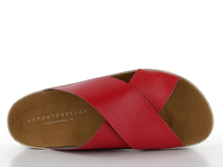 Asportuguesas červené pantofle P018276002
