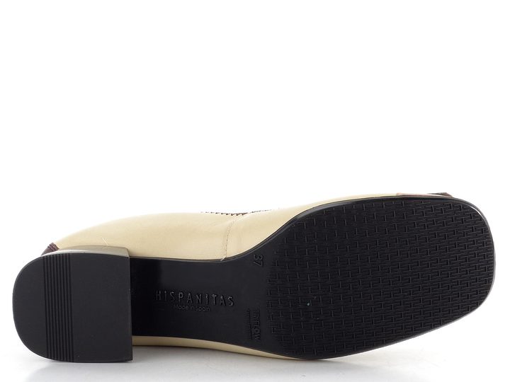 Hispanitas kombinované lodičky se sponou almond/milk Milan CHI243673