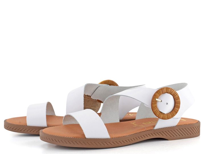 Marila páskové sandály Amster Blanco