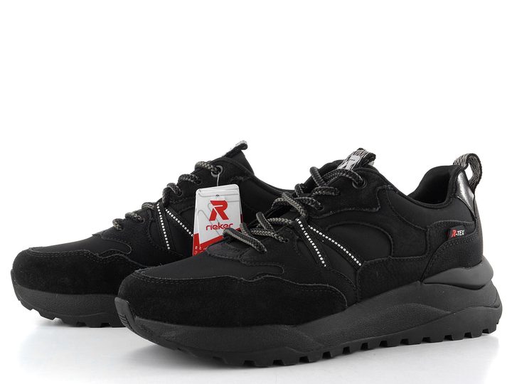 Rieker Sport čierne tenisky s membránou W2501-00
