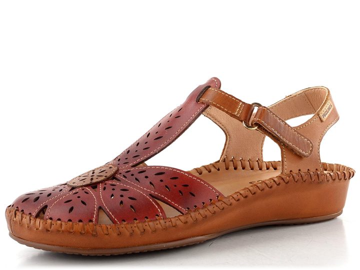 Pikolinos prořezávané baleríny s páskem Vallarta sandia 655-0841C1