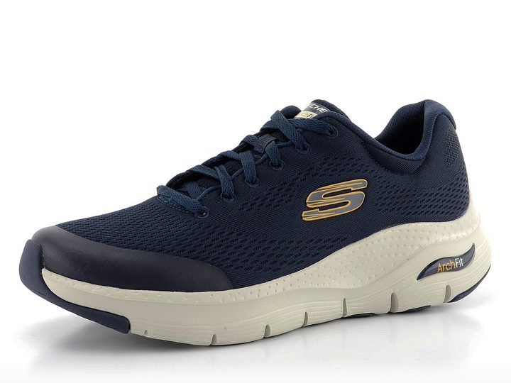 Skechers tmavo modré priedušné tenisky 232040