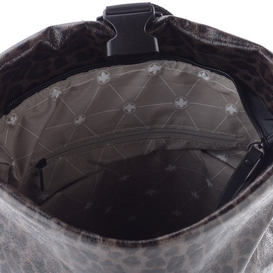 Rieker městský batoh s vrchní sponou a leopardím vzorem H1426-25