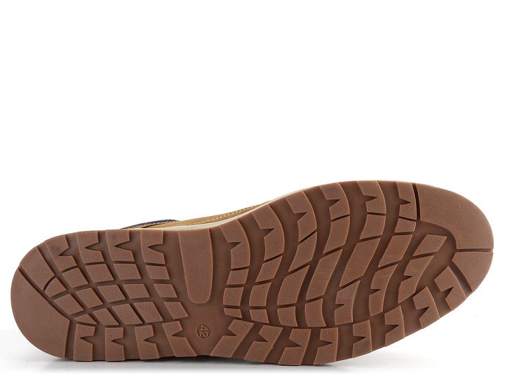 Klondike pánský sneakers kotník hnědý 92602 Tan/Blue