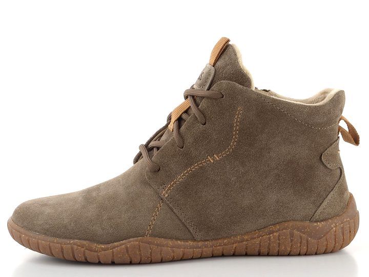 Josef Seibel semišový šněrovací kotník se zipem Wynona taupe 70705VL931