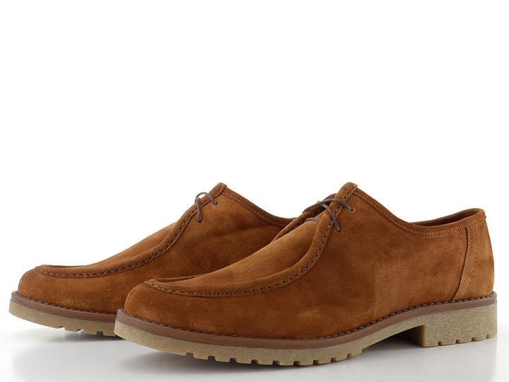 Jadi Barton pánské semišové polobotky světle hnědé M25201