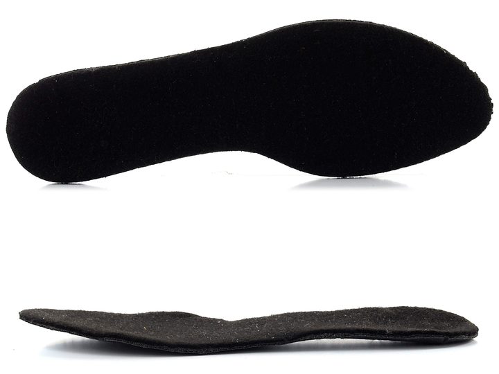 Barton elegantní kotník na podpatku černý s květinovým potiskem 2670