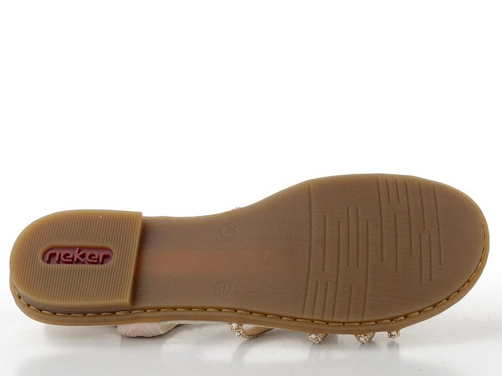 Rieker páskové sandály kupfer/rose 64270-90