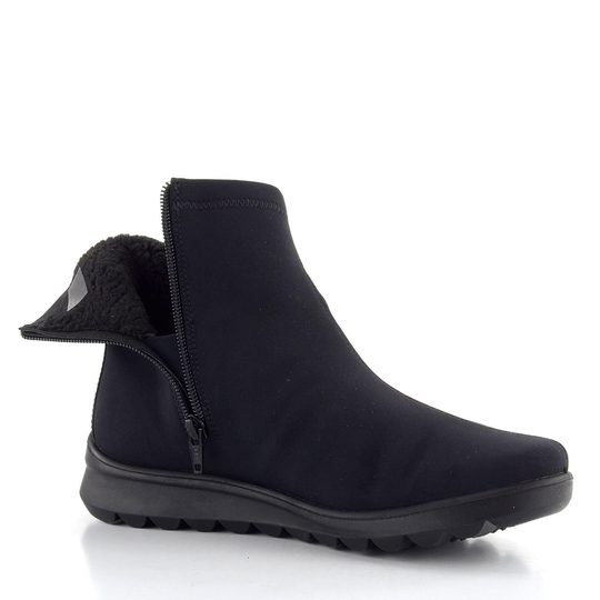 Ara širší textilní kotník s membránou Toronto Schwarz 12-40412-01