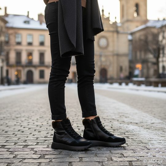 Wonders šněrovací kotník negro/yukon A-2497-Y