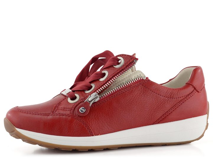 Ara dámské sneakers polobotky červené Osaka 12-34587-10