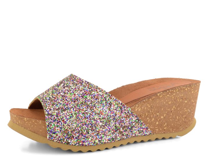 Yokono pantofle Bari Glitter Multicolor