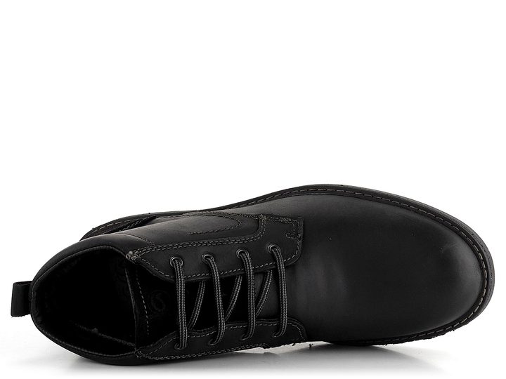 Ara pánska kožená členková obuv čierna Frederik 11-24711-41