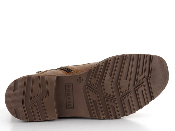 Bugatti šněrovací kotník koňakový 321-A0U3P-3200