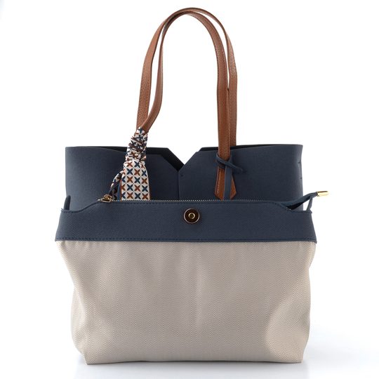 Rieker shopper kabelka se stuhou ozean H1045-14