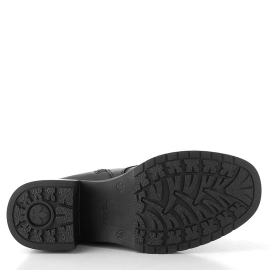 Rieker šněrovací kotník na podpatku černý Y5201-00