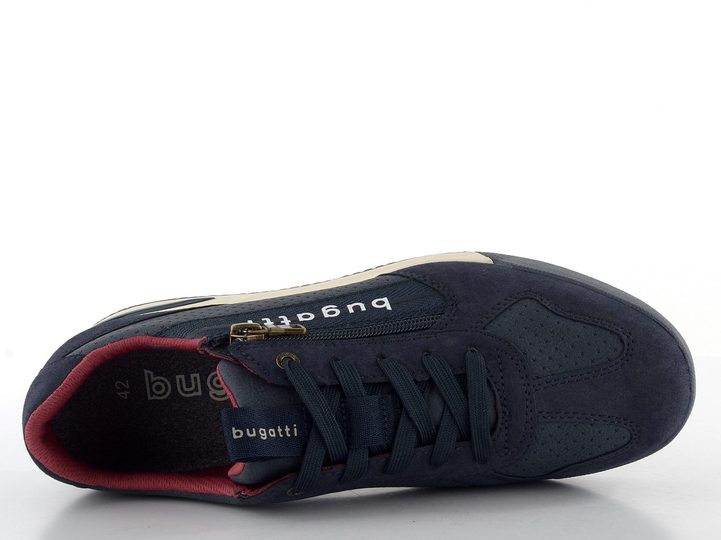 Bugatti modré pánské tenisky se zipem 321-A3811-5500