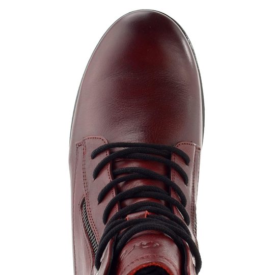 Ara šněrovací kotník se zipy Liverpool wildberry 12-39520-19