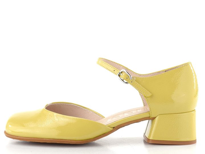 Wonders lakované lodičky s kotníkovým páskem amber D-2402