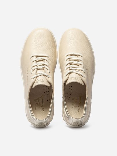 TBS krémové tenisky Jazaru M7G53