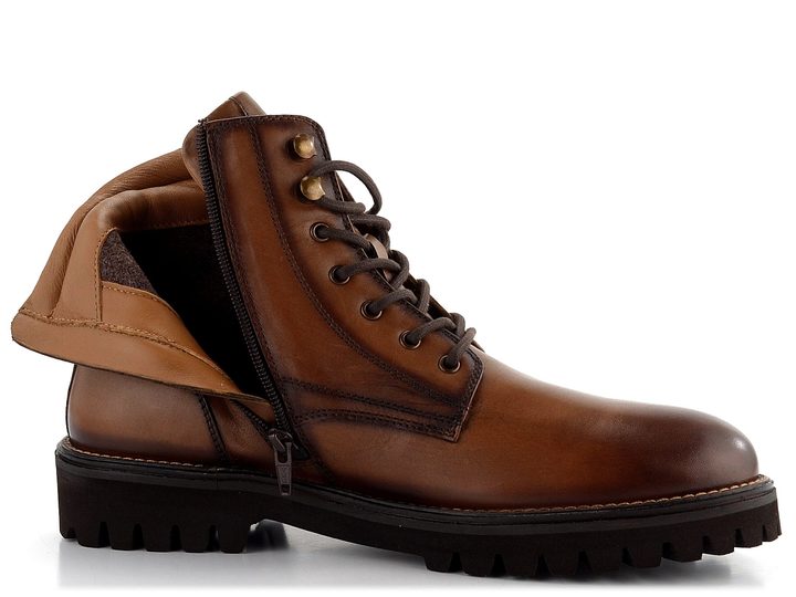 Josef Seibel pánský šněrovací kotník Romed Cognac 34401MA24