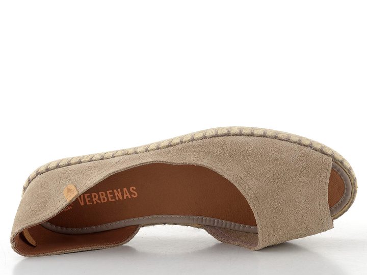 Verbenas vykrojené espadrilky s otevřenou špičkou Cruz piedra 0300520001