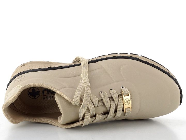 Rieker tenisky na kline béžové M4903-61