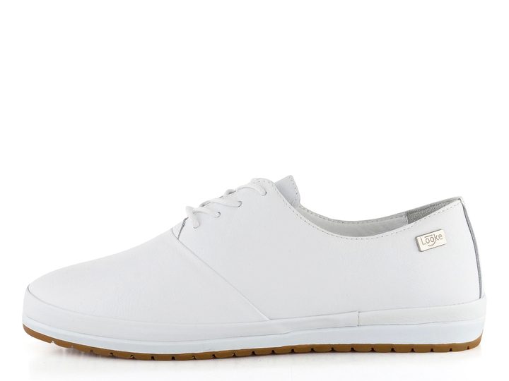 Looke hladké polobotky Hettie white L0389_03