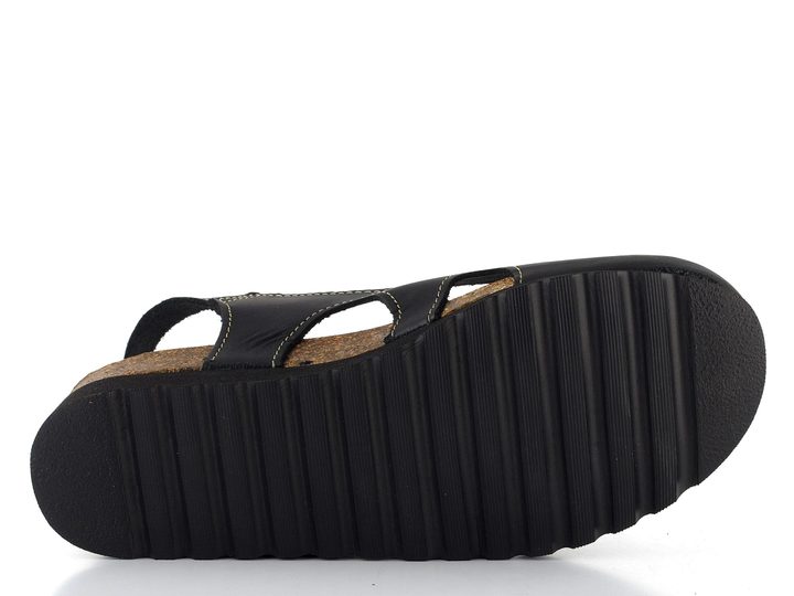 BIO Life fuzbetové sandály 0837.Riva/718 black