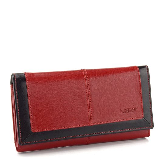 Lagen luxusná peňaženka červená/čierna BLC/4228/219