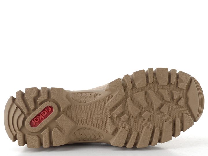 Rieker tenisky s pružným šněrováním camel M9853-20