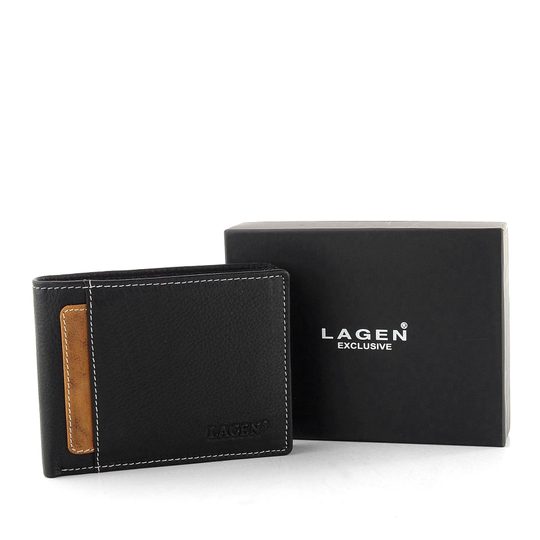 Lagen pánská peněženka černá 25070222