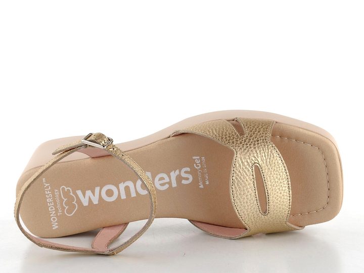 Wonders sandály na podpatku Platino D-1021