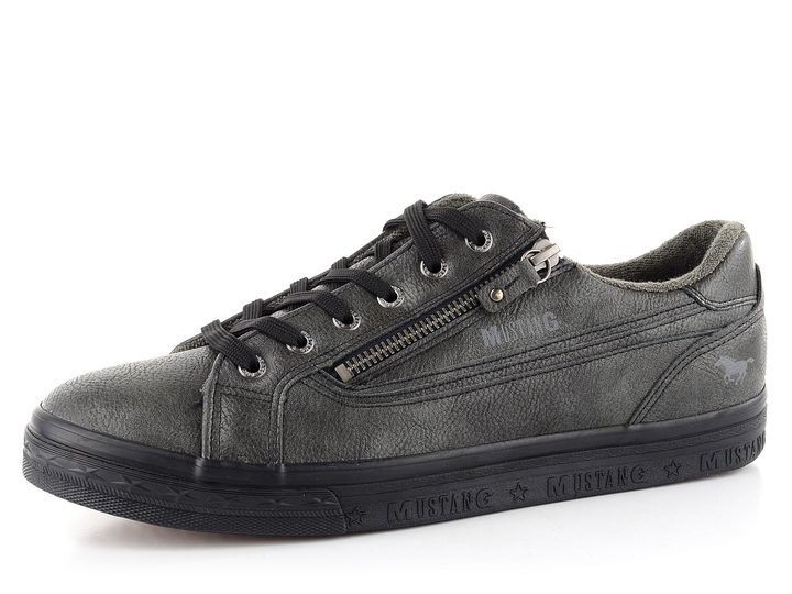 Mustang pánské tenisky se zipem Graphit 4147-304
