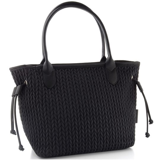 Gabor nylonová shopper kabelka Granada Quilt black 012886
